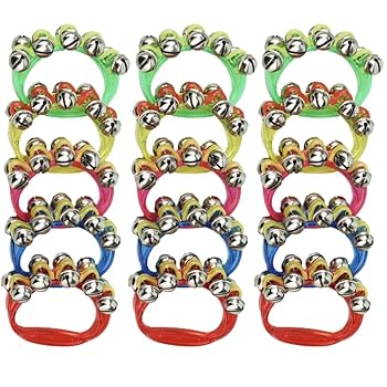 Amazon | 【TERA】5色15個セット ハンドベル 鈴 ベル 音楽 楽器